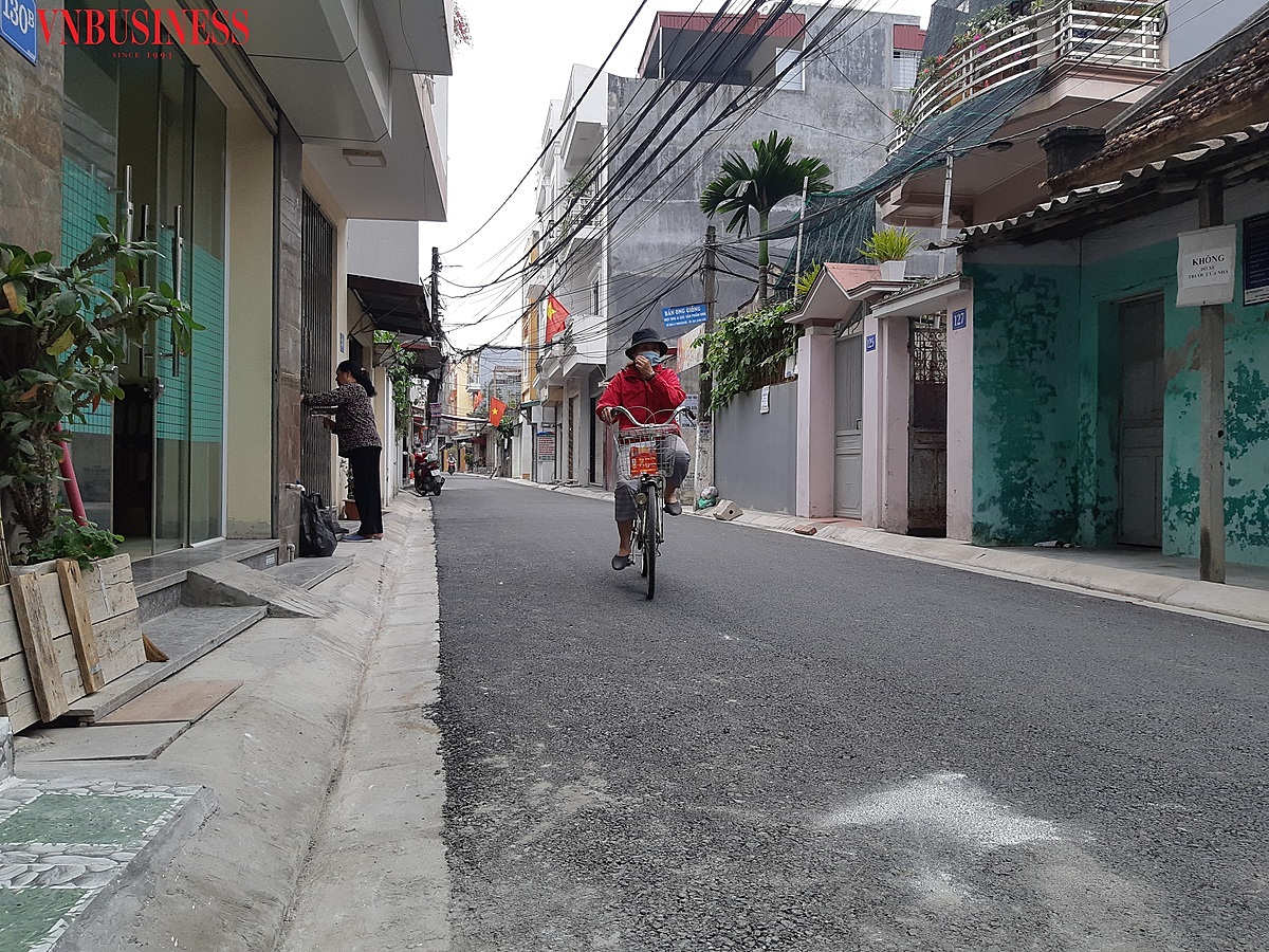 Ngõ 213 Thiên Lôi sau nhiều năm xuống cấp, ngập lụt nay đã được cải tạo, nâng cấp.