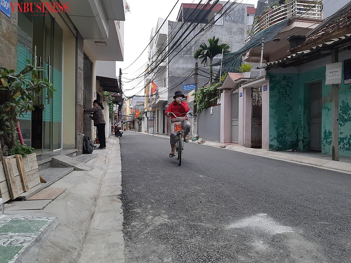 Ngõ 213 Thiên Lôi sau nhiều năm xuống cấp, ngập lụt nay đã được cải tạo, nâng cấp.