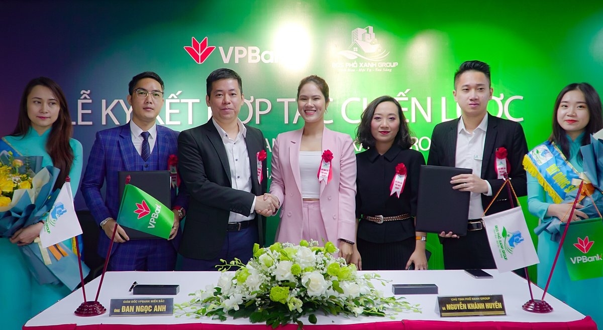 VPBank ký kết hợp tác chiến lược với Phố Xanh Group.