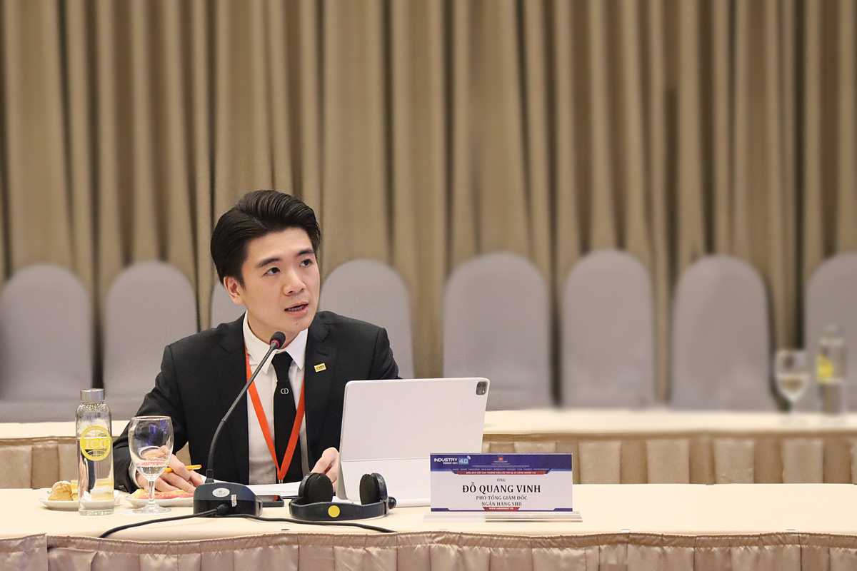 Ông Đỗ Quang Vinh - Phó Tổng Giám đốc phụ trách Khối Ngân hàng số Ngân hàng Sài Gòn – Hà Nội (SHB).