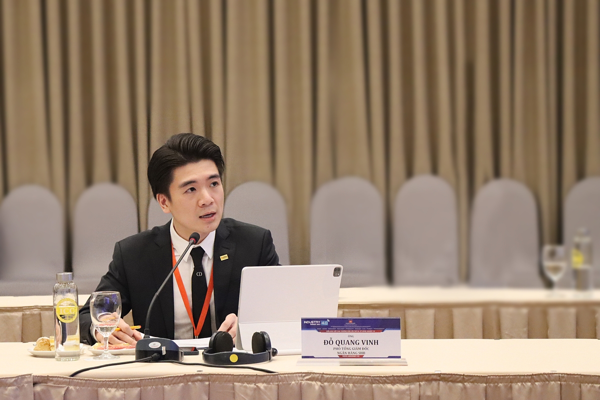 Ông Đỗ Quang Vinh - Phó Tổng Giám đốc phụ trách Khối Ngân hàng số Ngân hàng Sài Gòn – Hà Nội (SHB).