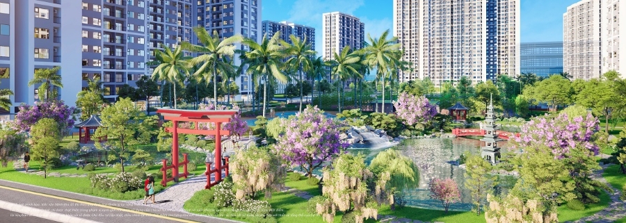 Chỉ cần bước chân tới đây, cư dân sẽ được đắm mình vào không gian tĩnh lặng, yên bình giữa miền thiên nhiên trong lành.