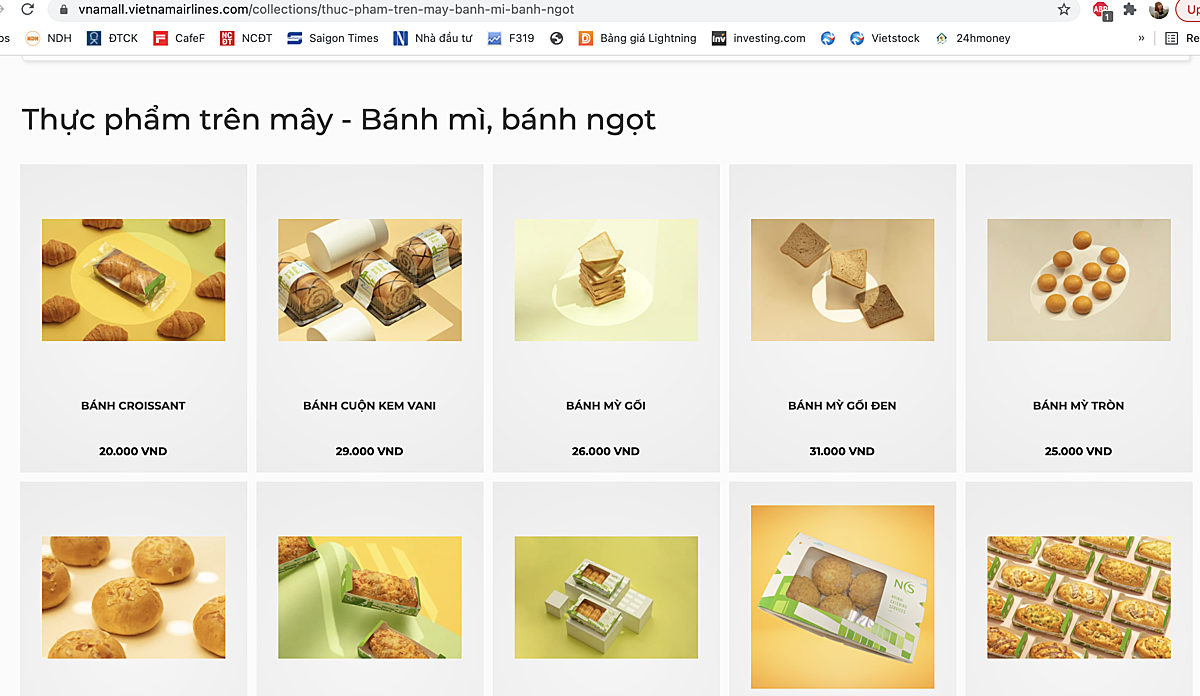 Ảnh chụp sàn thương mại điện tử VnaMall.