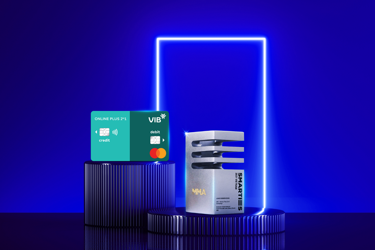 Chiến dịch VIB Online Plus 2in1 vừa được vinh danh giải Bạc hạng mục Lead generation tại MMA SMARTIES Awards 2021.