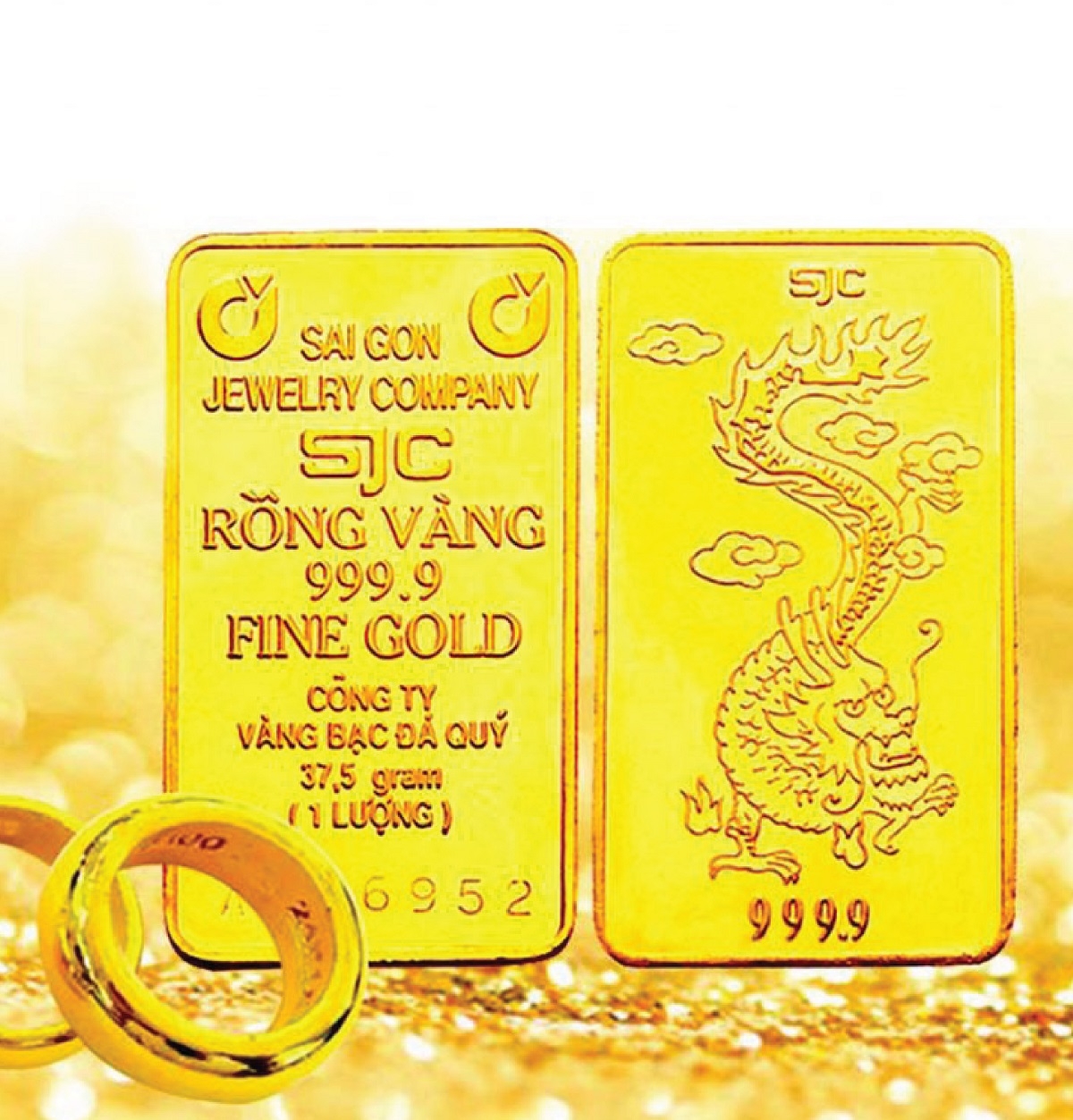 Giá vàng SJC giảm từ 50.000 – 300.000 đồng/lượng theo xu hướng thế giới. (Ảnh: Int)