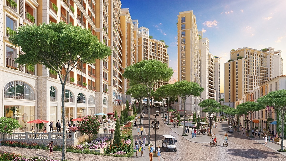 The Sea sở hữu vị trí trung tâm dự án.