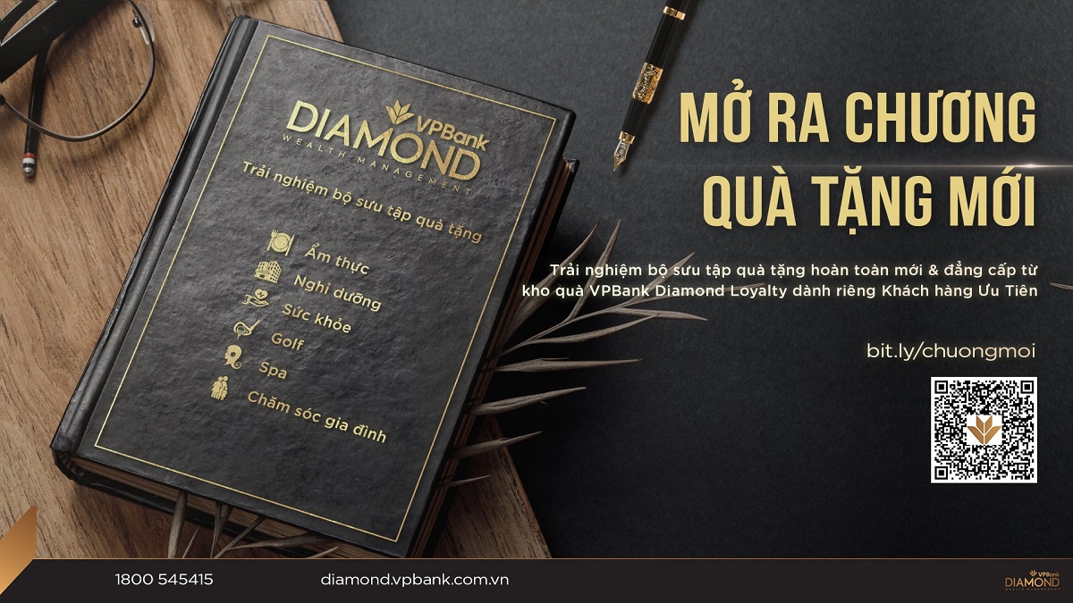 VPBank bổ sung chính sách tại chương trình VPBank Diamond Loyalty nhằm tri ân khách hàng ưu tiên.