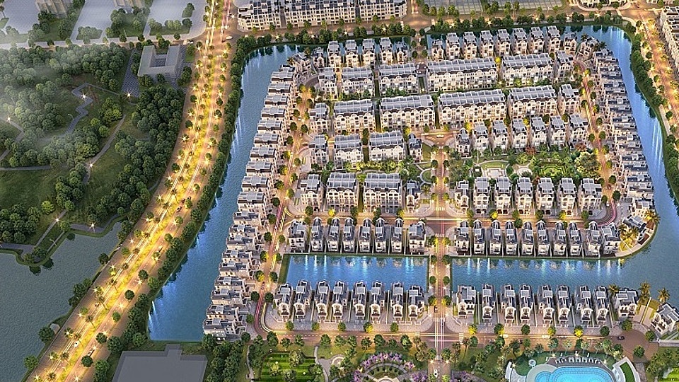 Phân khu Mẫu Đơn gồm 231 căn gồm biệt thự đơn lập, song lập và liền kề nhà vườn.