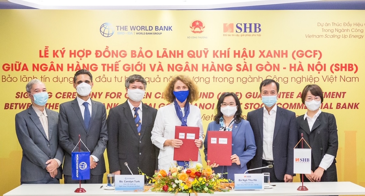 SHB và WB ký hợp đồng bảo lãnh Quỹ Khí hậu Xanh (GCF).