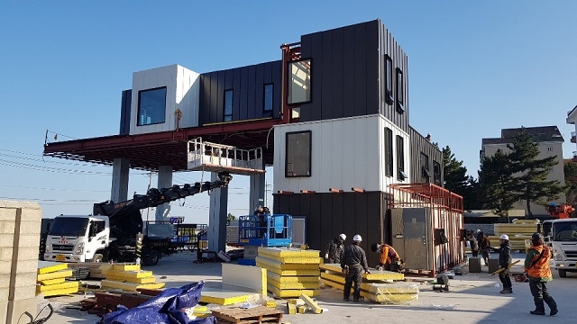 Hệ thống NƠXH lắp dựng sẵn tại Hàn Quốc.