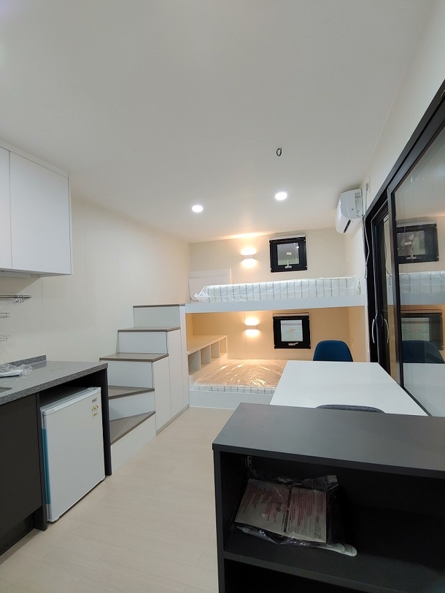 Bên trong một căn hộ NƠXH lắp dựng sẵn.