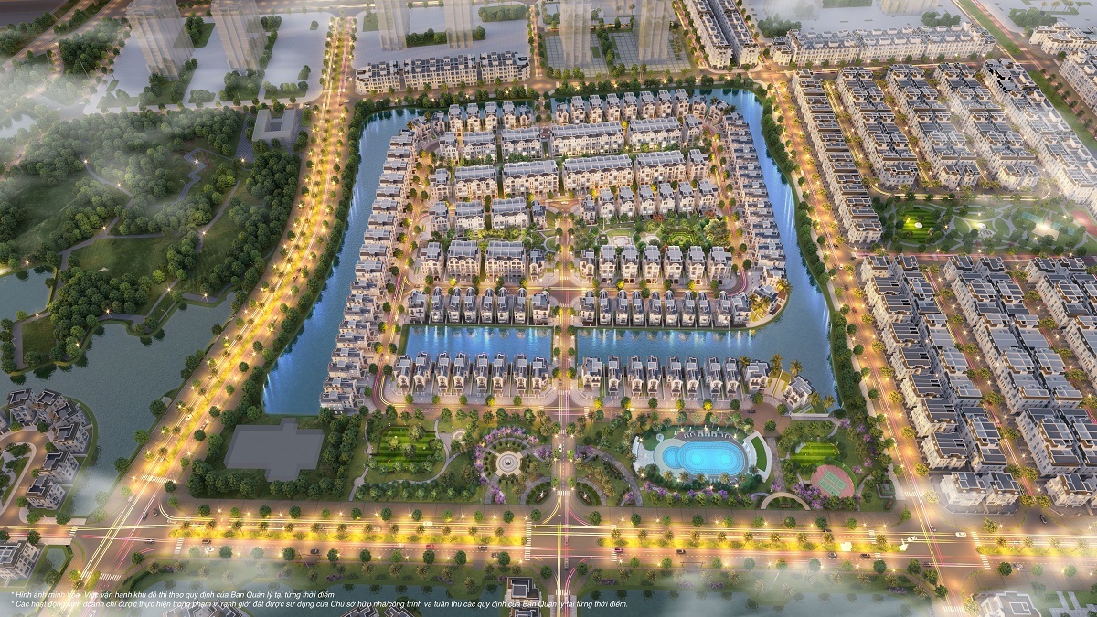 Được bao quanh bởi hệ thống kênh đào thơ mộng, phân khu Mẫu Đơn Vinhomes Star City Thanh Hóa biệt lập như một ốc đảo ở xứ sở Monaco