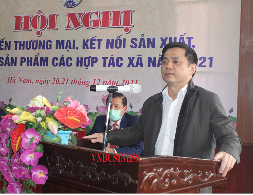 Phó Chủ tịch Liên minh HTX Việt Nam Nguyễn Văn Thịnh cho biết điểm nghẽ hiện nay chính là vấn đề tìm đầu ra cho nông sản của HTX.