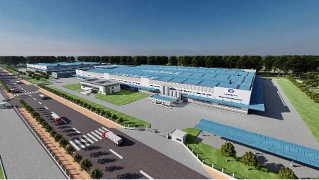 Phối cảnh nhà máy sữa của Vinamilk và Vilico cùng đầu tư xây dựng tại Hưng Yên trên diện tích gần 25ha.