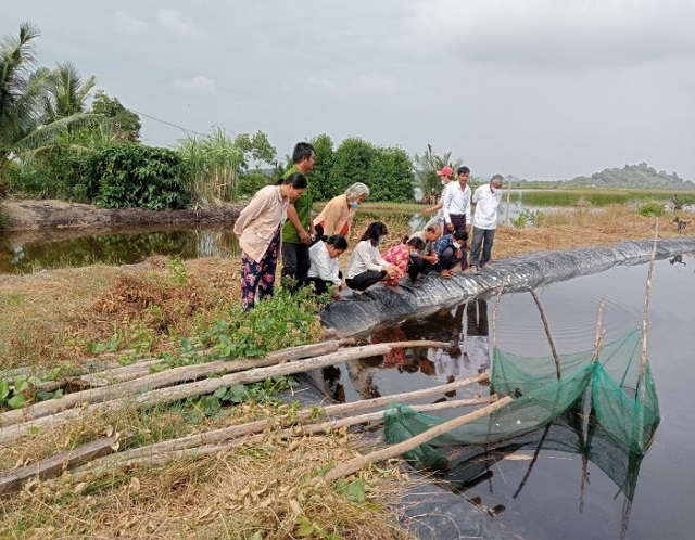 Nuôi tôm quảng canh là mô hình nuôi tôm sử dụng hoàn toàn thức ăn tự nhiên có trong ao tôm.