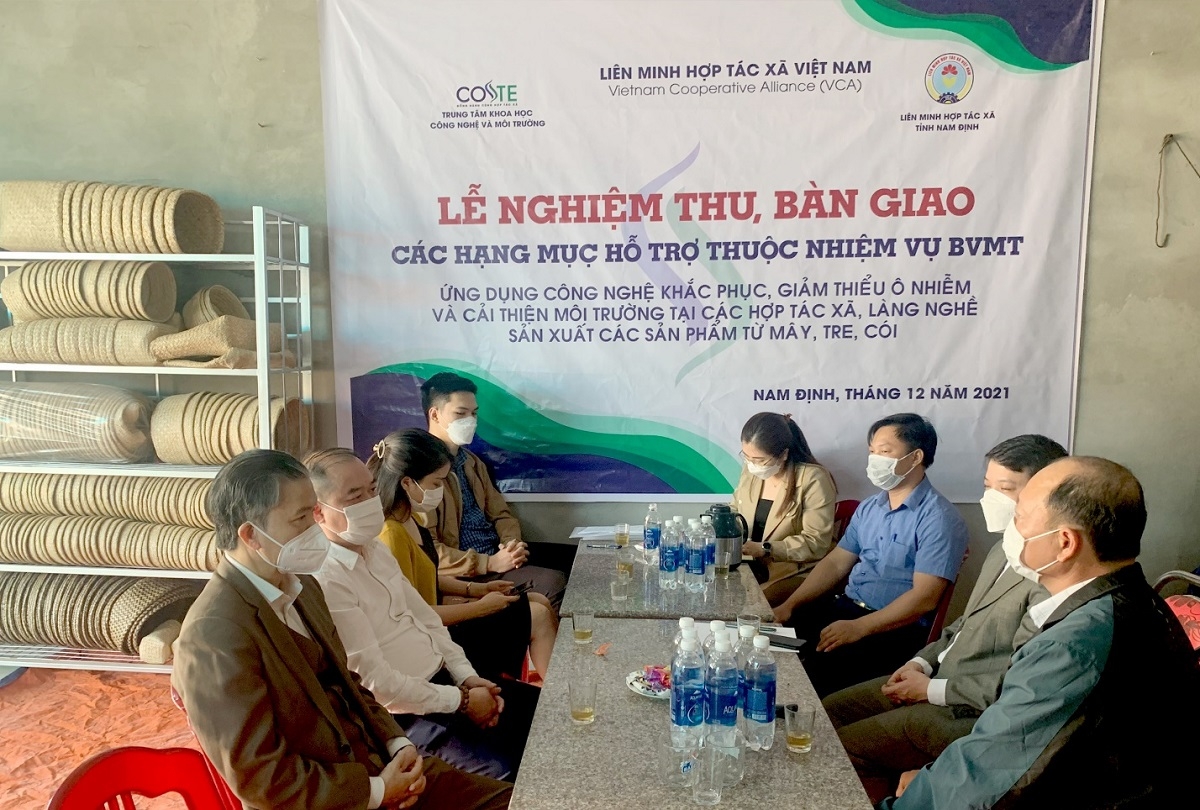 Lễ nghiệm thu, bàn giao các hạng mục hỗ trợ thuộc nhiệm vụ bảo vệ môi trường.