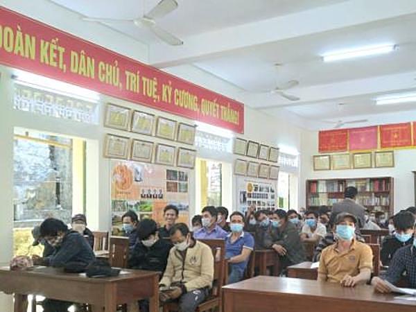 Quang cảnh lớp đào tạo thuyền viên nghề cá tại huyện Cát Hải, TP Hải Phòng. (ảnh tư liệu)