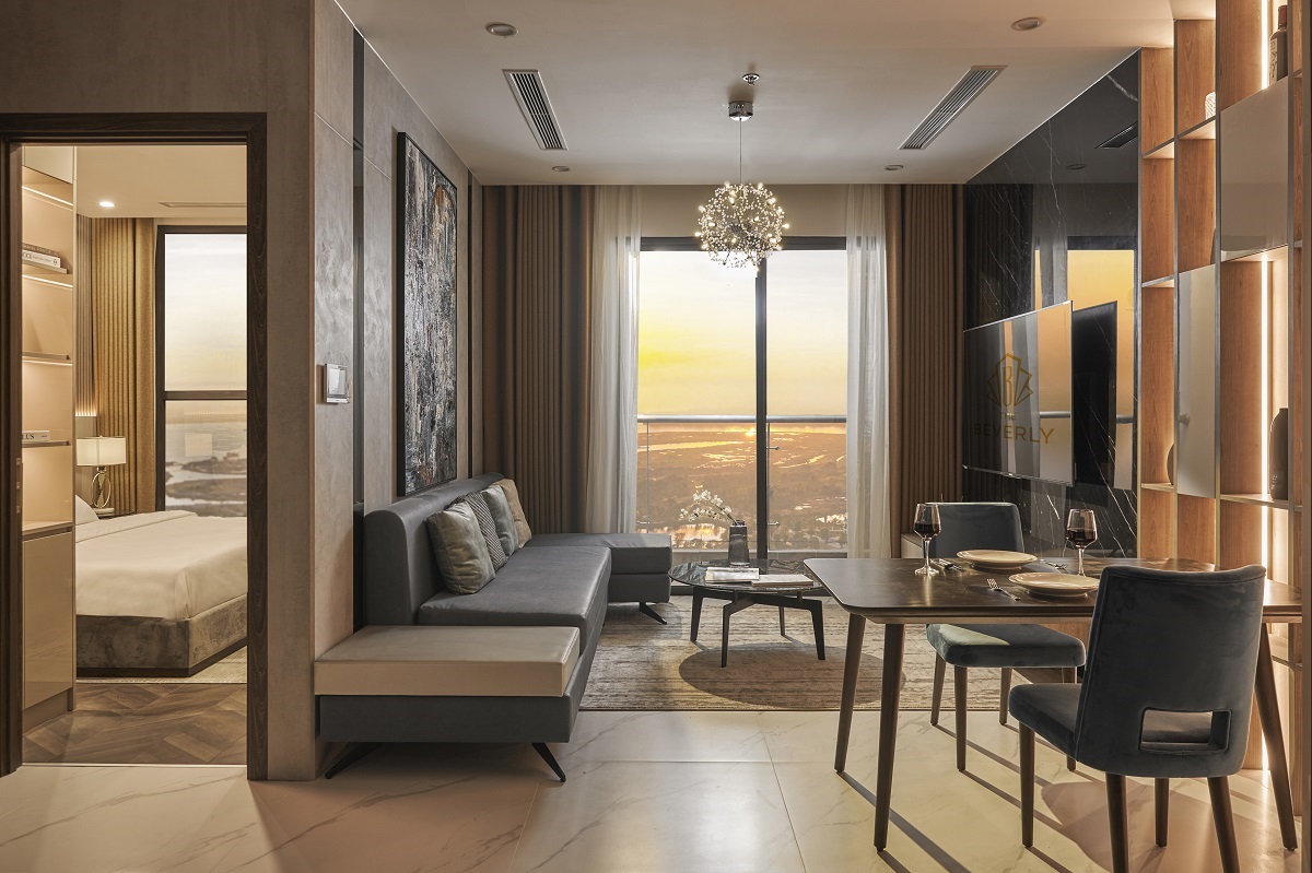 Thiết kế căn hộ tinh tế hoàn thiện chất sống “luxury sky living”