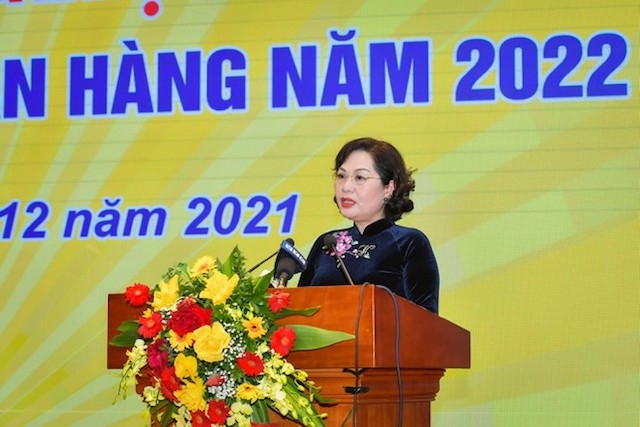 Thống đốc Ngân hàng Nhà nước Nguyễn Thị Hồng.