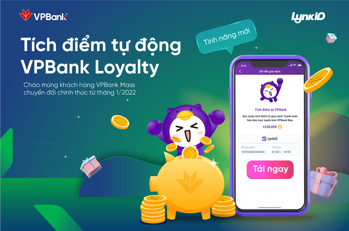 LynkiD chính thức trở thành đối tác loyalty độc quyền của VPBank.