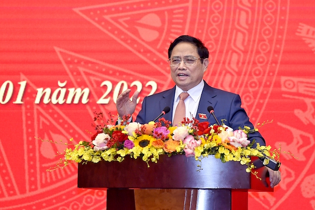 Thủ tướng Phạm Minh Chính phát biểu chỉ đạo tại Hội nghị.