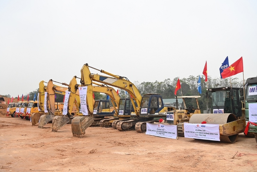 Lễ động thổ Quần thể du lịch nghỉ dưỡng sinh thái 5 sao FLC Phú Thọ.