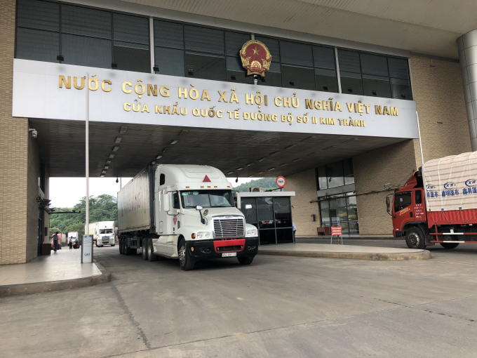Cửa khẩu Kim Thành II chính thức thông quan trở lại.
