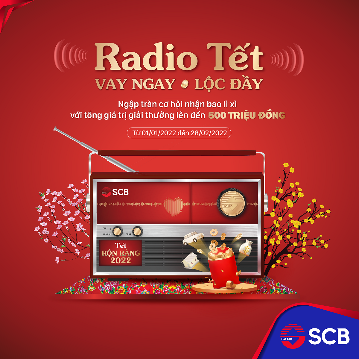 “Vay ngay – Lộc đầy”.