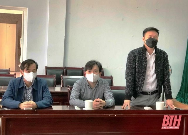 Đại diện lãnh đạo Công ty CP TNH 99 Việt Nam mong muốn chung tay cùng tỉnh Thanh Hóa phòng, chống dịch COVID-19.