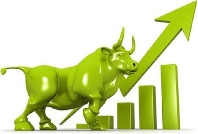 Dòng tiền đổ mạnh vào nhóm bất động sản, VN-Index tăng 22,51 điểm. (Ảnh: Int)