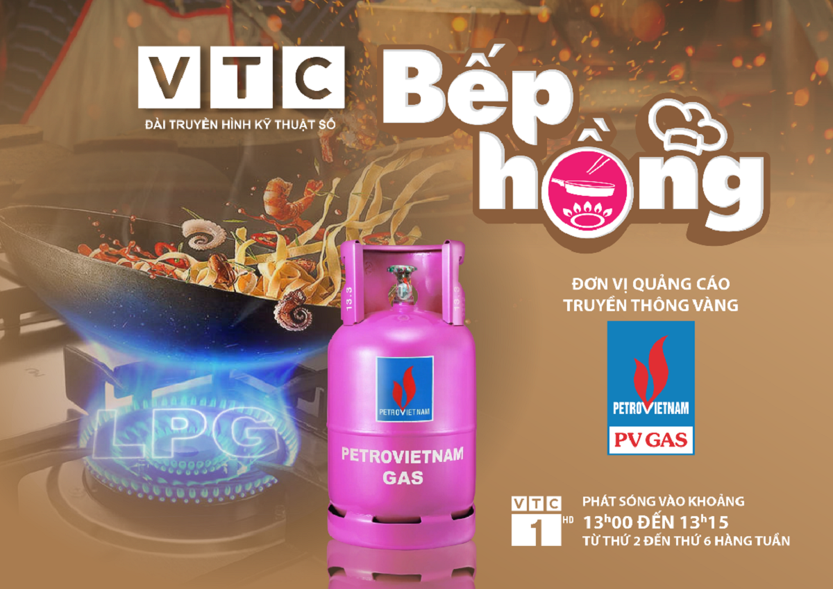 PV GAS đồng hành cùng chương trình Bếp Hồng.
