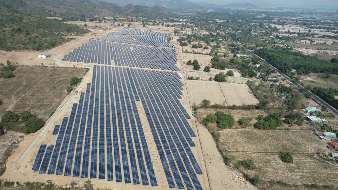 Nhà máy điện mặt trời Chư Ngọc. Ảnh Int