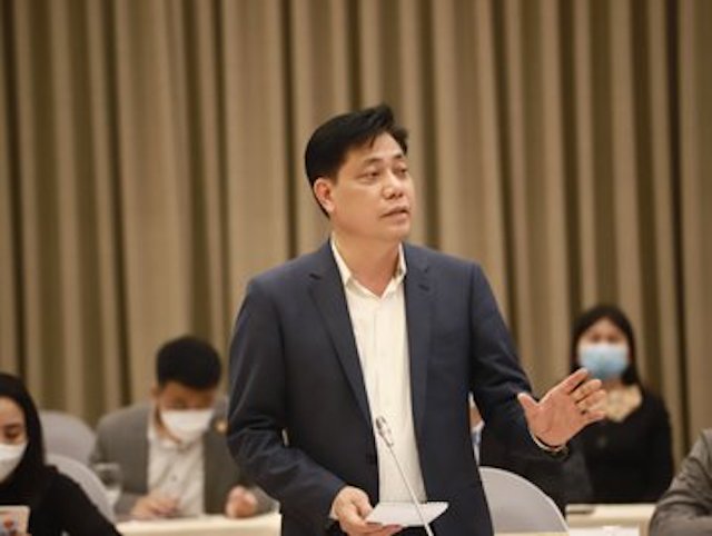 Thứ trưởng Bộ GTVT Nguyễn Ngọc Đông. (Ảnh: TH)