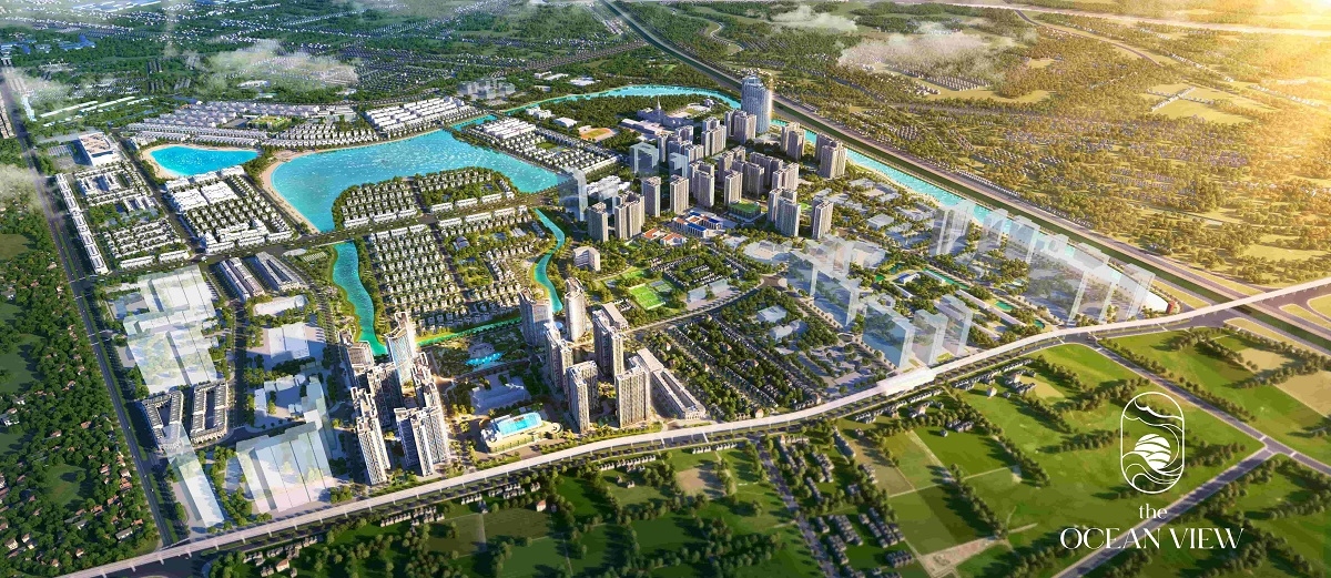 Tòa P1 trong lòng “quận Ocean” sở hữu vị trí trung tâm đô thị hiện đại, sôi động bậc nhất phía Đông Hà Nội trong tương lai.