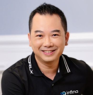 James Vương, người sáng lập và giám đốc điều hành của Infina, là một cựu kỹ sư của Thung lũng Silicon.ẢNH: INFINA