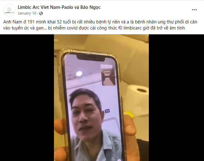 Các đối tượng giới thiệu về Ứng dụng điện tử Limbi Arc trên mạng xã hội có dấu hiệu kinh doanh đa cấp trái phép.