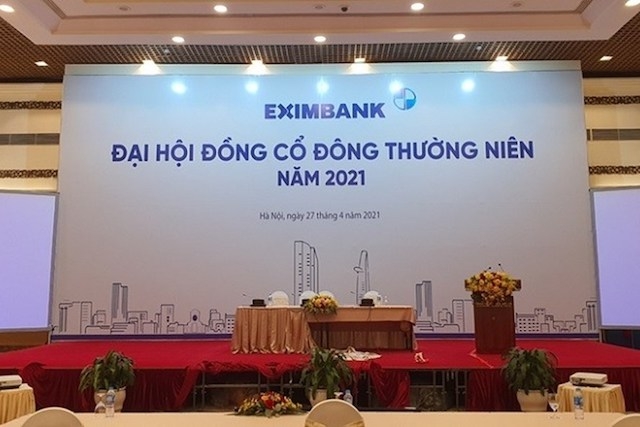 Năm 2021 Eximbank tiến hành họp Đại hội đồng cổ đông nhưng bất thành.