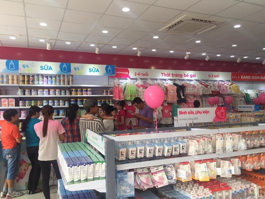 Con Cưng đang dẫn đầu về số lượng cửa hàng bán sản phẩm cho mẹ và bé.