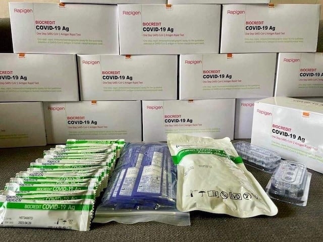 Các que test COVID-19 xuất xứ từ Hàn Quốc đang chiếm chủ đạo trên thị trường.