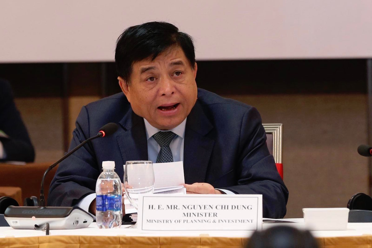 Ông Nguyễn Chí Dũng, Bộ trưởng Bộ KH&ĐT.