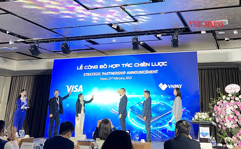 Lễ công bố hợp tác chiến lược giữa Visa và VNPAY.