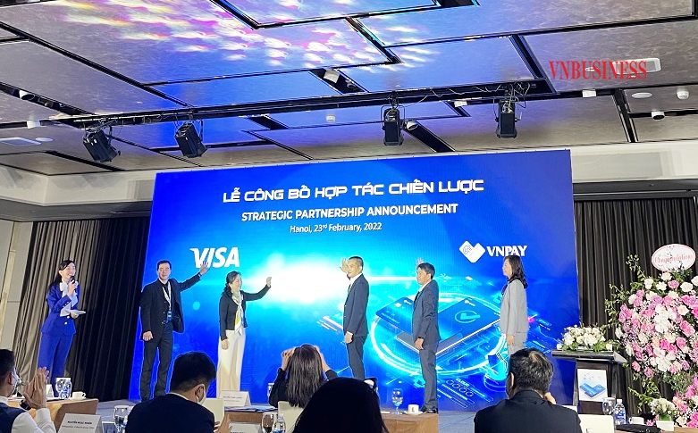 Lễ công bố hợp tác chiến lược giữa Visa và VNPAY.