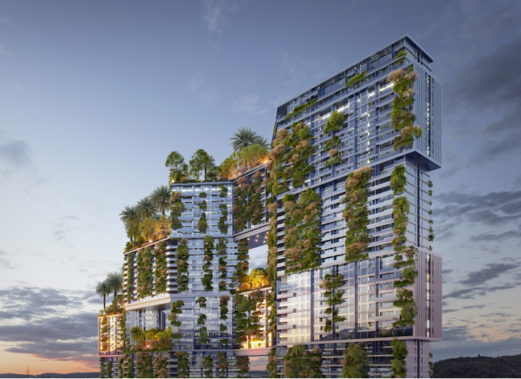 Perkins Eastman nhấn mạnh, việc Ecopark đưa 8 công viên và 1.000 khu vườn rộng gần 10,000 m2 lên toà tháp, khiến chi phí xây dựng dự án tăng mạnh; “Ecopark đưa số lượng cây khổng lồ cùng toàn bộ hệ thống tiện ích của dự án lên giữa mây trời khiến phát sinh chi phí khổng lồ để thiết kế hệ thống móng, hệ thống chịu lực đặc biệt của toà nhà, xử lý hệ thống chống thấm cho tất cả các khu vườn và công viên, đầu tư thêm hệ thống nước tưới và bón phân tự động; Các phát sinh này khiến chi phí xây dựng dự án vượt lên hàng trăm tỷ đồng; Tuy nhiên, để tạo ra một biểu tượng, Ecopark chấp nhận những phát sinh đó;