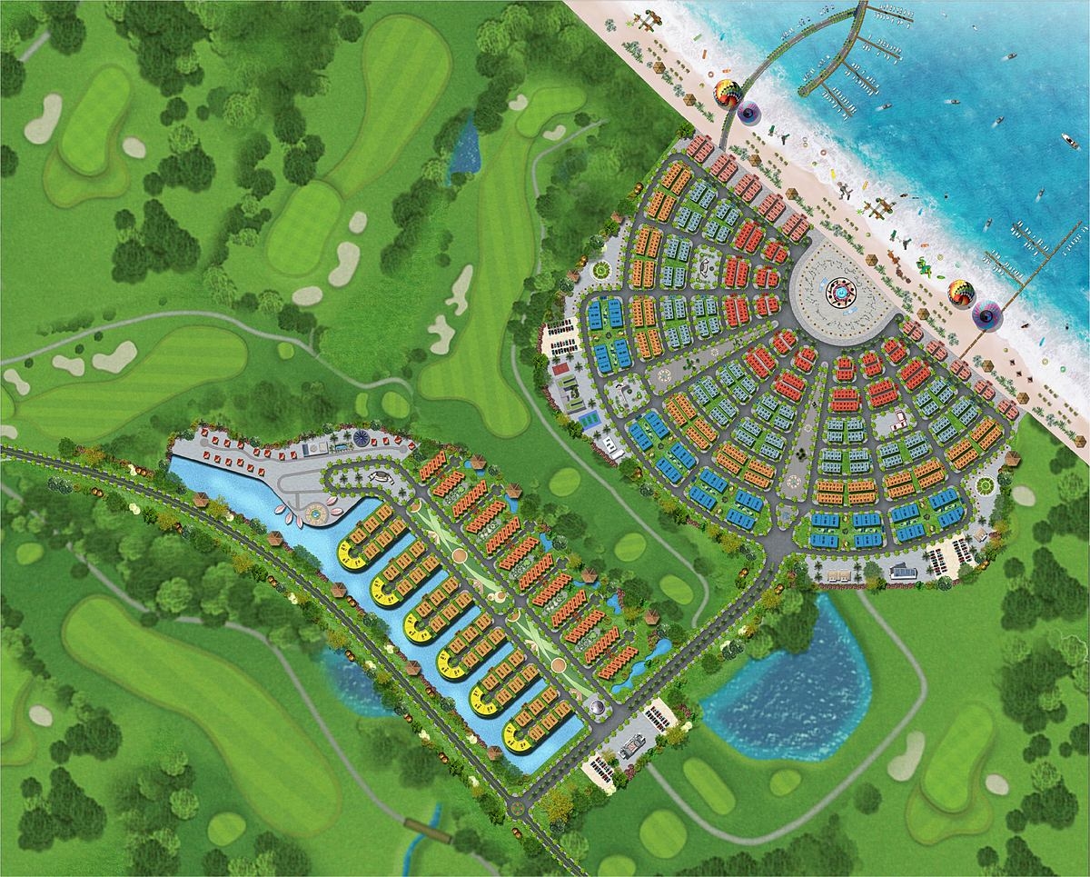 Đô thị biển tích hợp The Show Quang Binh được thiết kế như một buổi trình diễn nghệ thuật độc đáo.