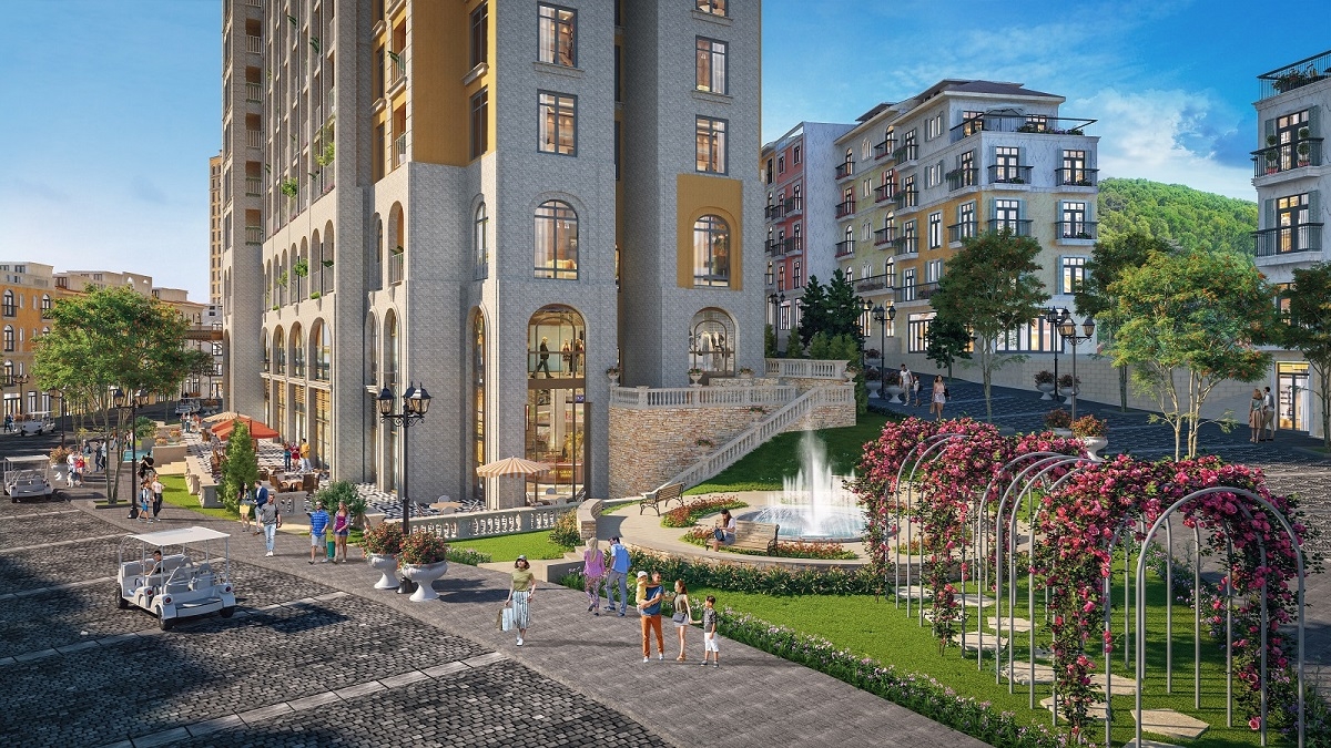 The Sky kết nối nhiều công trình, tiện ích đặc sắc ở Thị Trấn Địa Trung Hải.