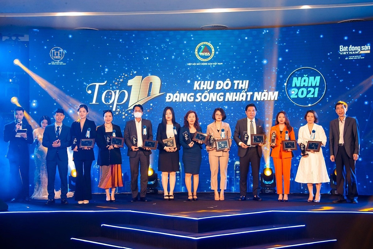 Sunshine City giành giải khu đô thị đáng sống nhất năm 2021.