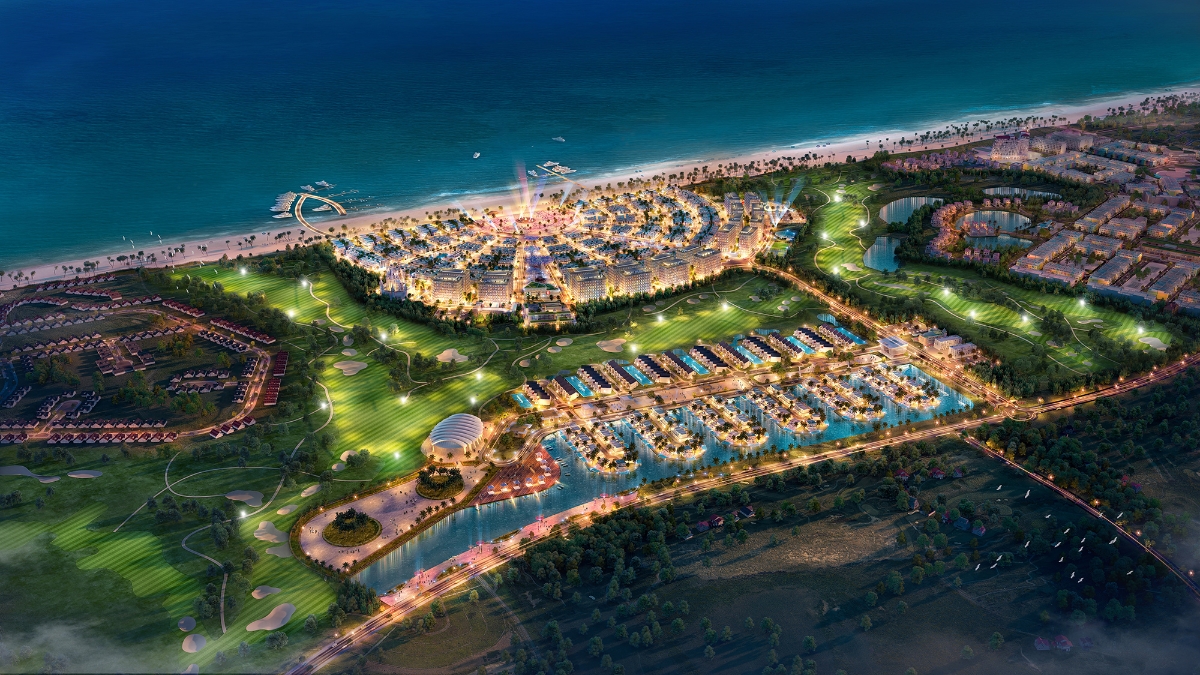 Lấy cảm hứng từ kiến trúc các nhà hát nổi tiếng trên thế giới, dự án sở hữu thiết kế xếp lớp hướng tâm độc đáo, tựa một nhà hát giữa đại dương mênh mông.