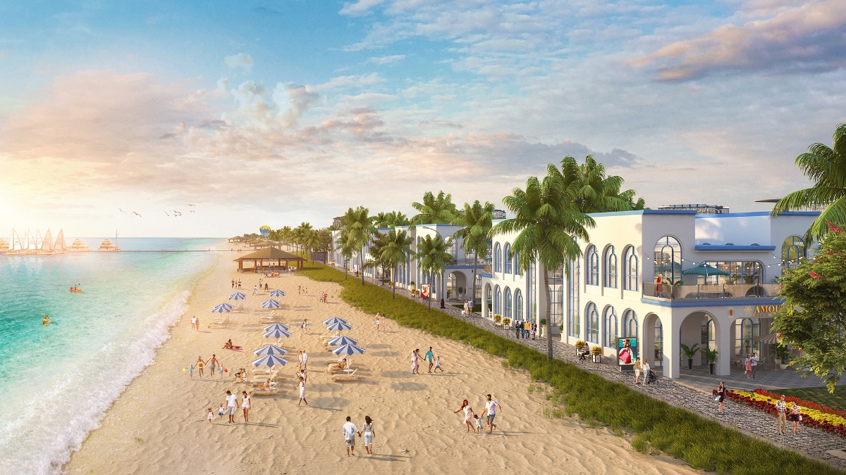 Quy hoạch độc đáo này cho phép dự án tạo ra tầm nhìn đắt giá với 100% sản phẩm view biển ở các độ cao khác nhau.