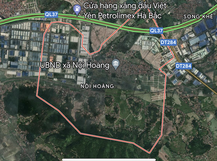 Chính phủ chấp thuận cho UBND tỉnh Bắc Giang quyết định chuyển mục đích sử dụng 83 ha đất trồng lúa sang đất phi nông nghiệp để thực hiện Dự án Khu đô thị mới xã Nội Hoàng.