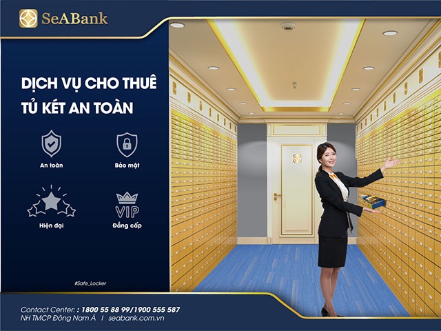 SeABank chính thức triển khai dịch vụ cho thuê két an toàn dành cho Khách hàng Ưu tiên với hàng nghìn két an toàn của hãng Gunnebo được nhập khẩu từ Đức
